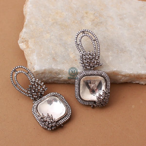 Rishita Polki Designer Earrings