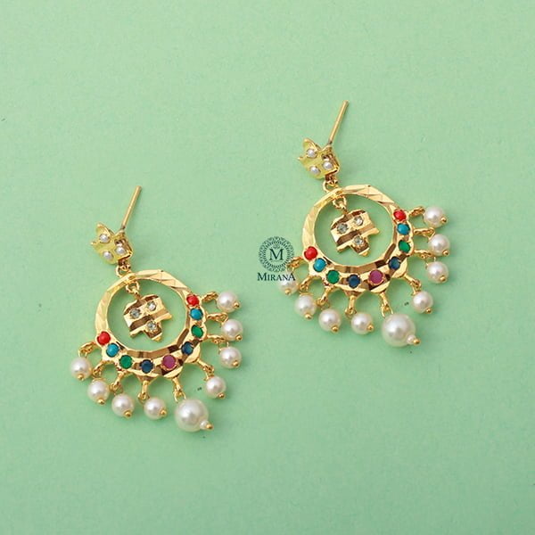 Arnika Multi Colour Jadau Earrings