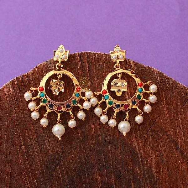 Arnika Multi Colour Jadau Earrings