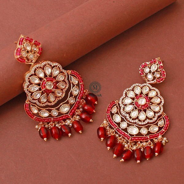 Charya Ruby Polki Designer Chandbalis