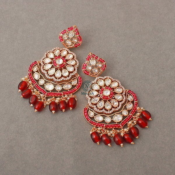 Charya Ruby Polki Designer Chandbalis