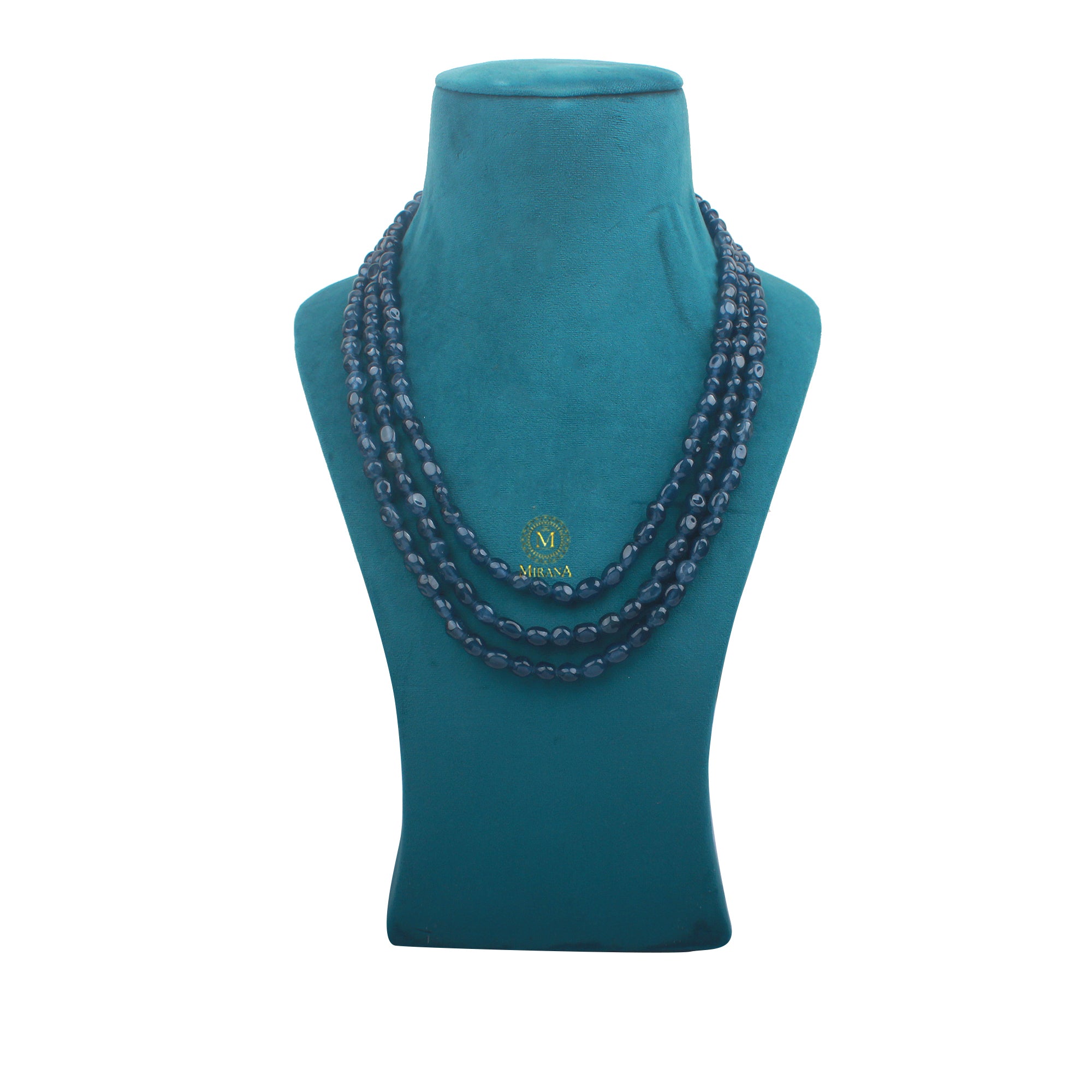 Dhruv Sapphire Blue Designer Groom Kantha
