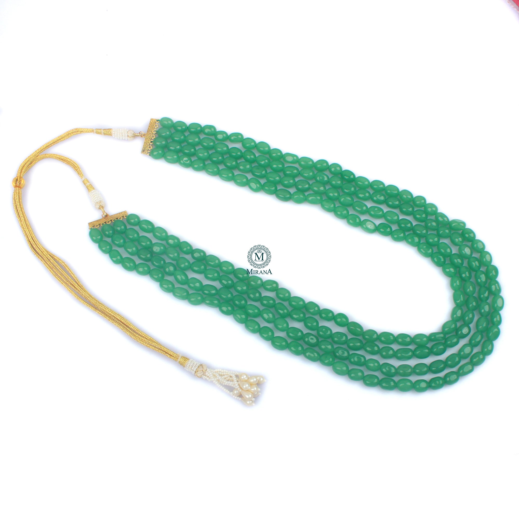 Agastya Mint Green Designer Groom Kantha