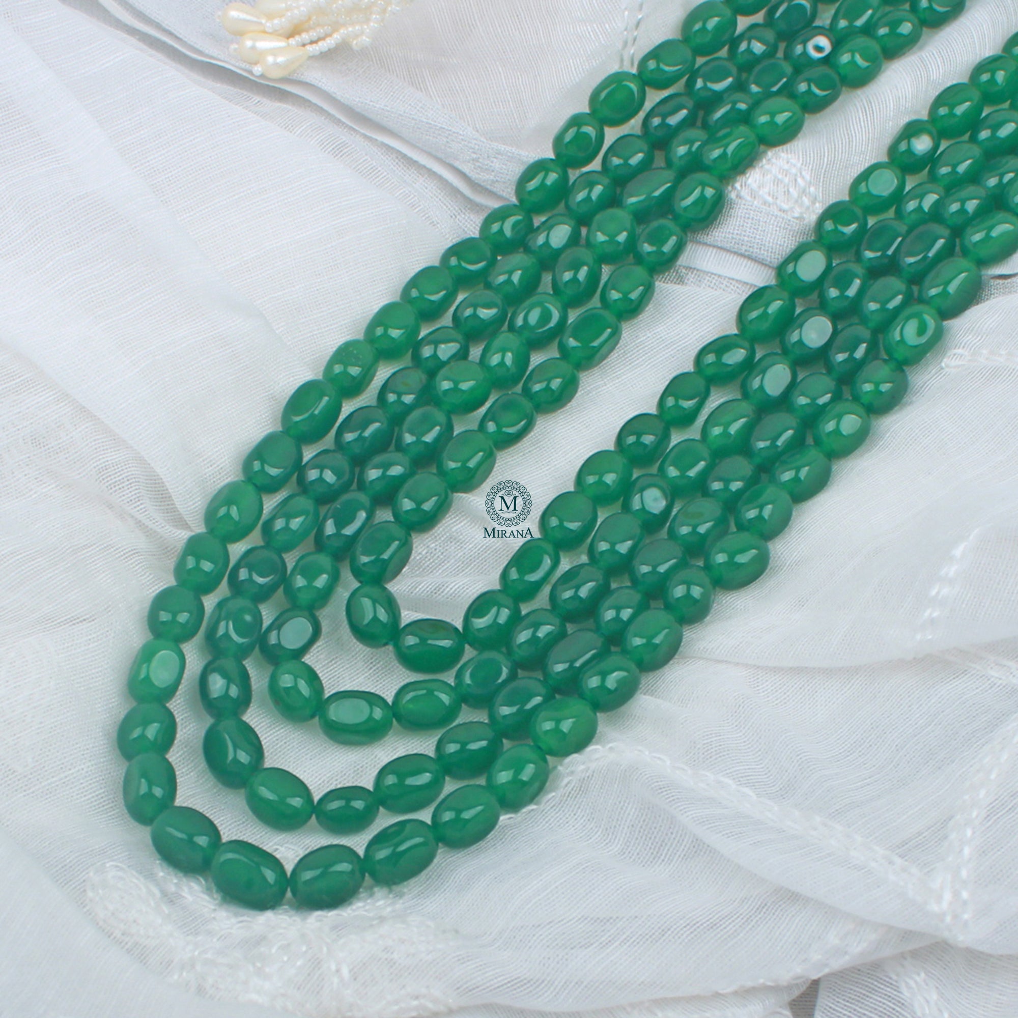 Omkar Emerald Green Designer Groom Kantha