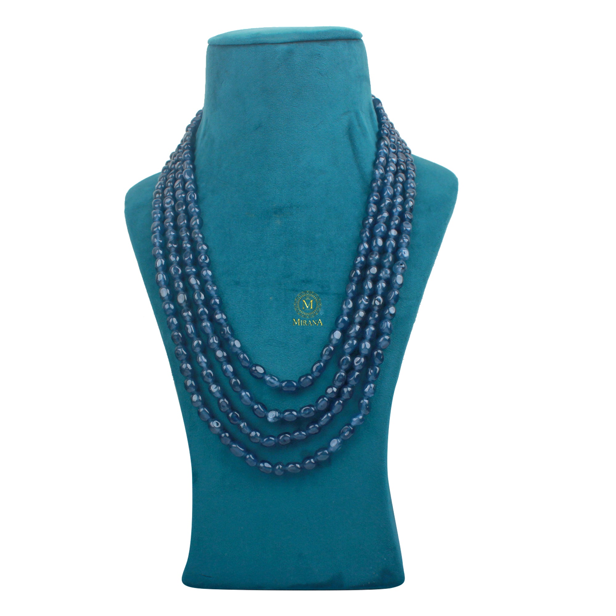 Dev Sapphire Blue Designer Groom Kantha