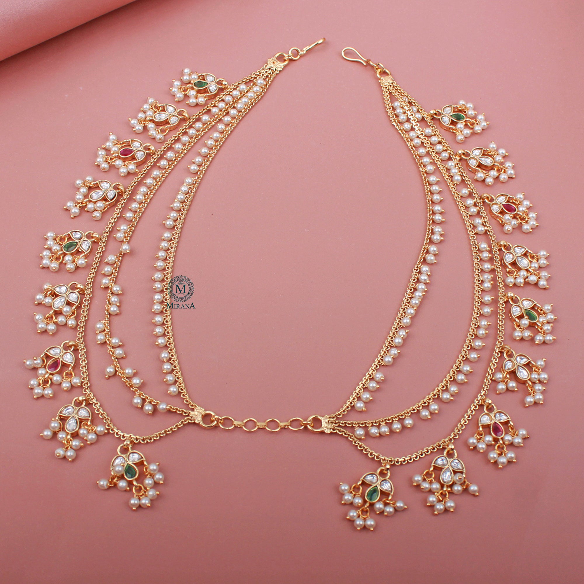 Saanvi Polki Designer Hairpin