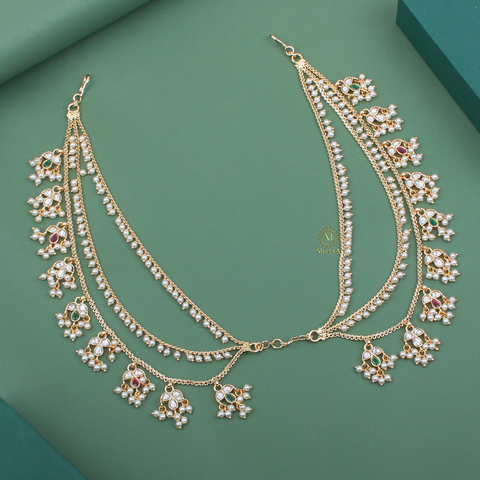 Saanvi Polki Designer Hairpin