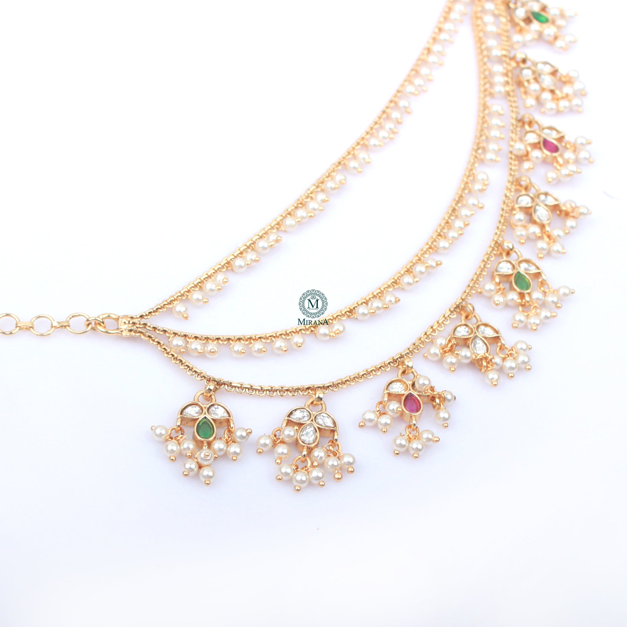 Saanvi Polki Designer Hairpin