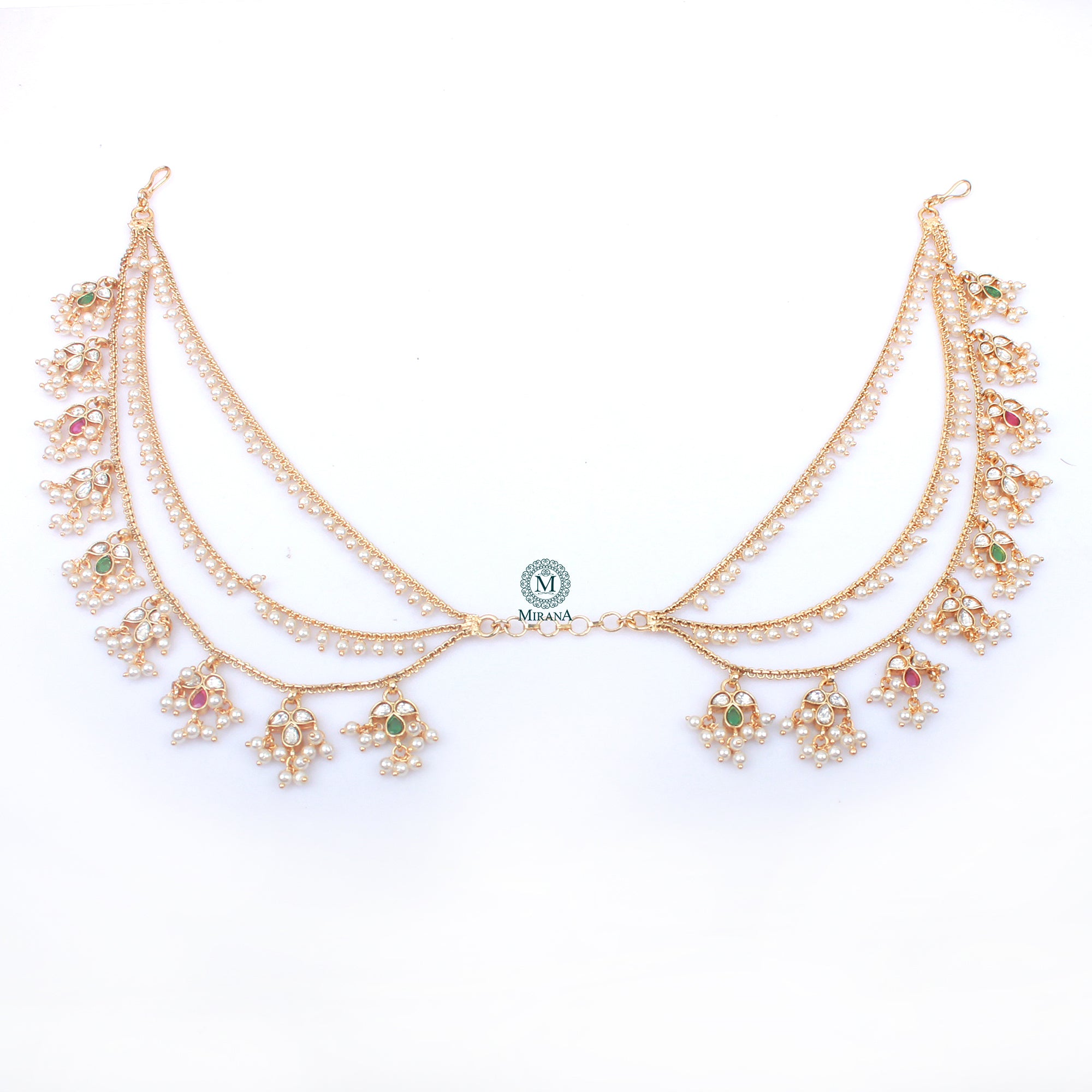 Saanvi Polki Designer Hairpin