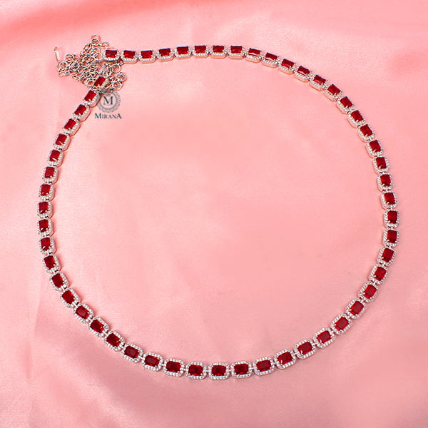 Tara CZ Red Octo Waistband