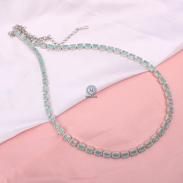 Tara CZ Pastel Green Octo Waistband