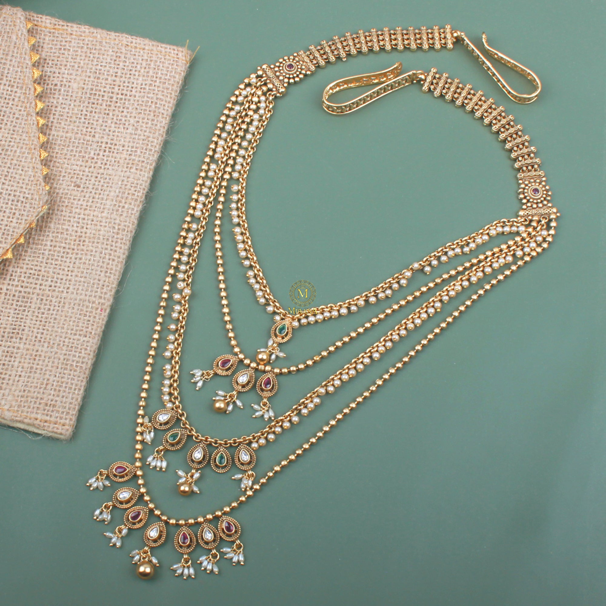 Vaani Pearl Antique Designer Kamarbandh