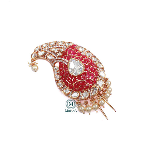 Ujjwal Ruby Polki Designer Kalangi