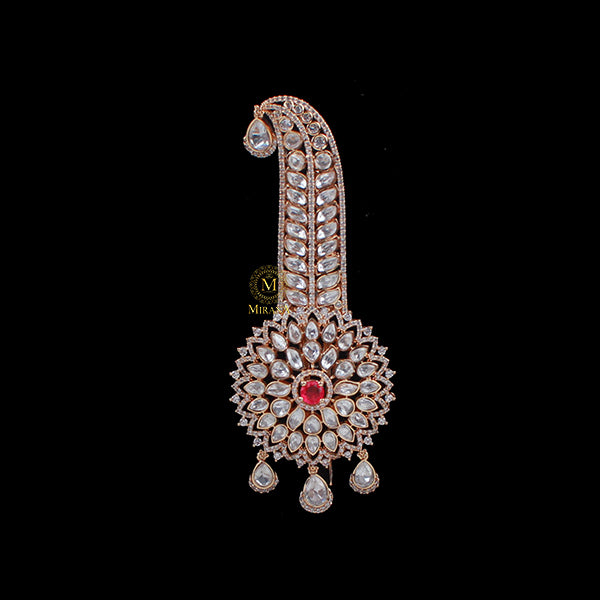 Sarthak Pink Polki Designer Kalangi