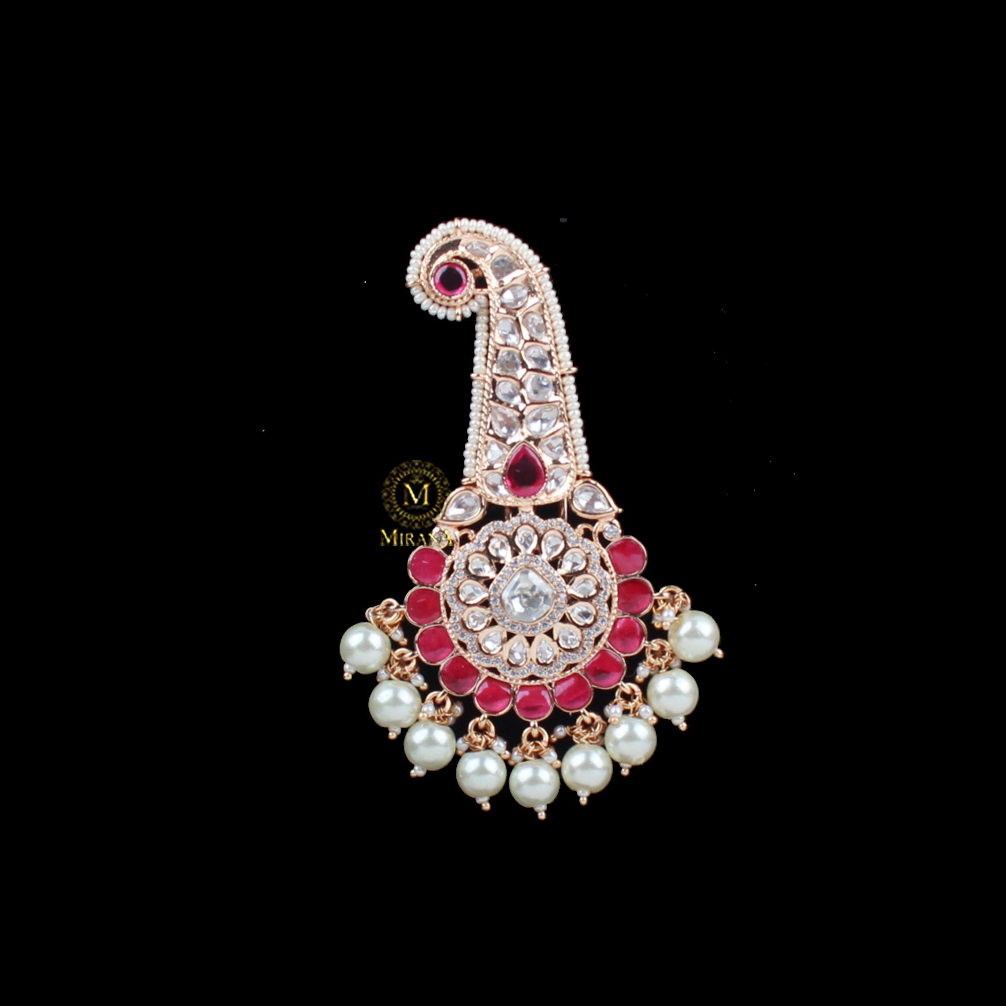 Agastya Ruby Polki Designer Kalangi
