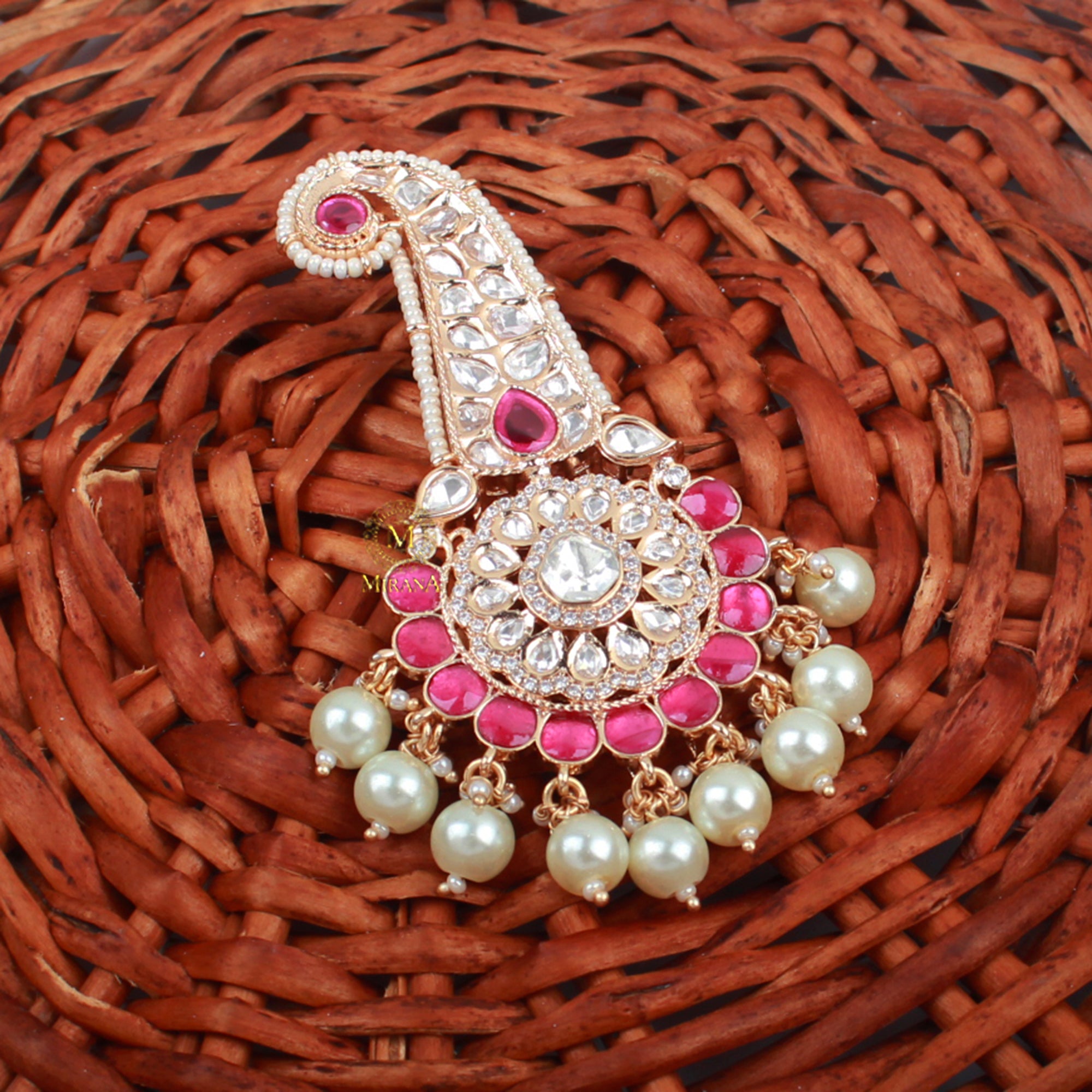 Agastya Ruby Polki Designer Kalangi