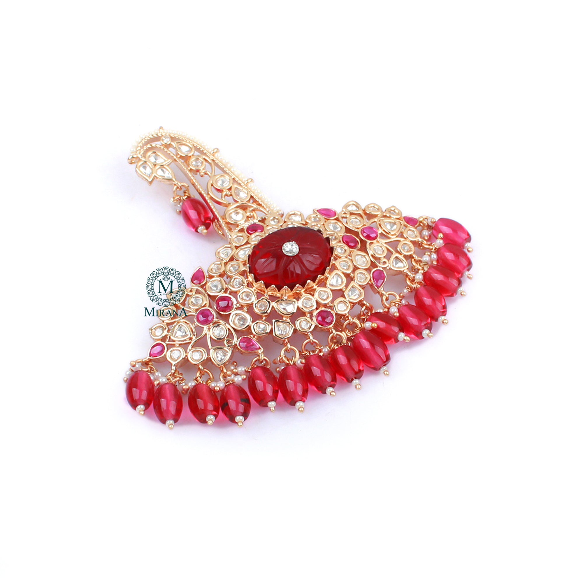 Abhinav Ruby Polki Designer Kalangi
