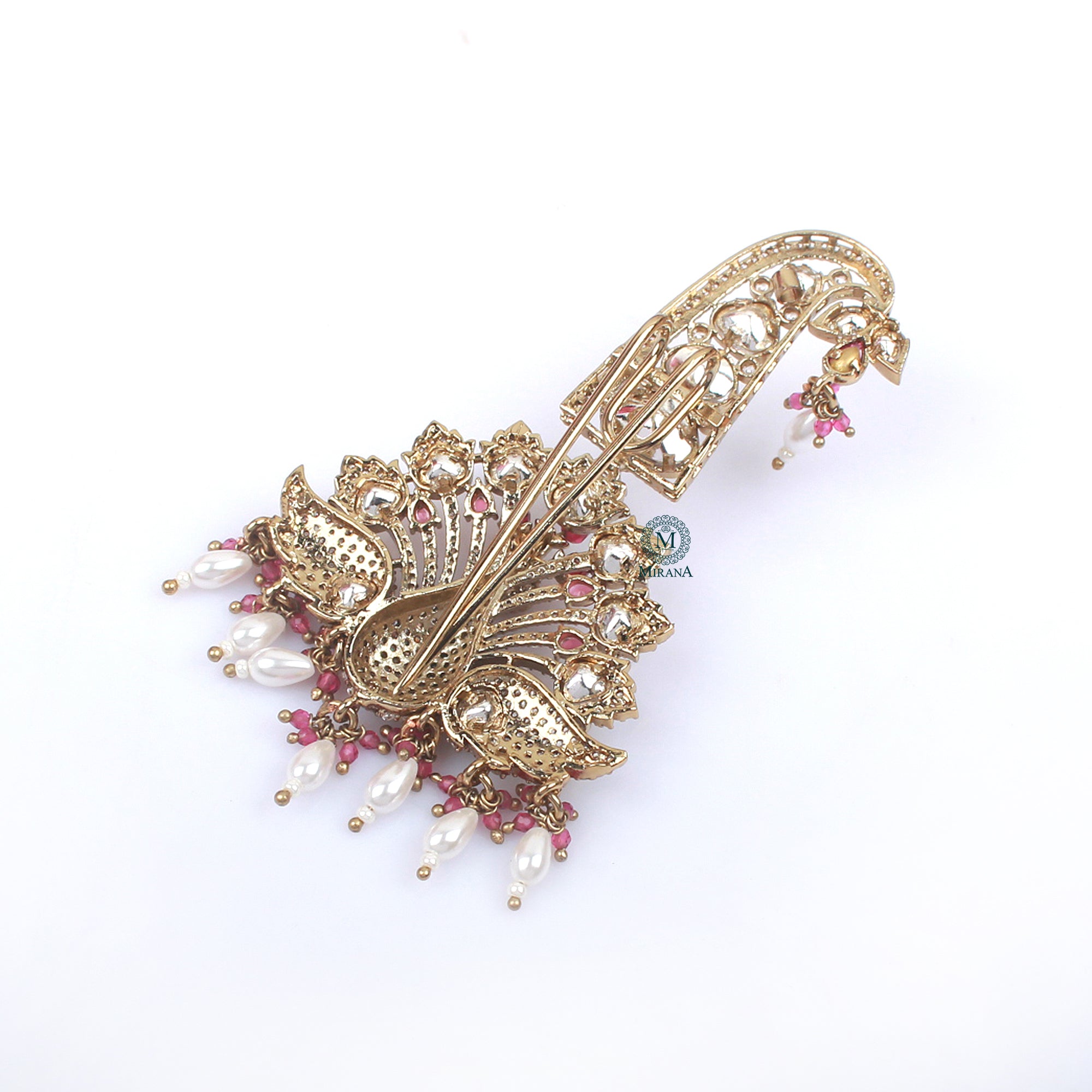 Aarav Ruby Polki Designer Kalangi