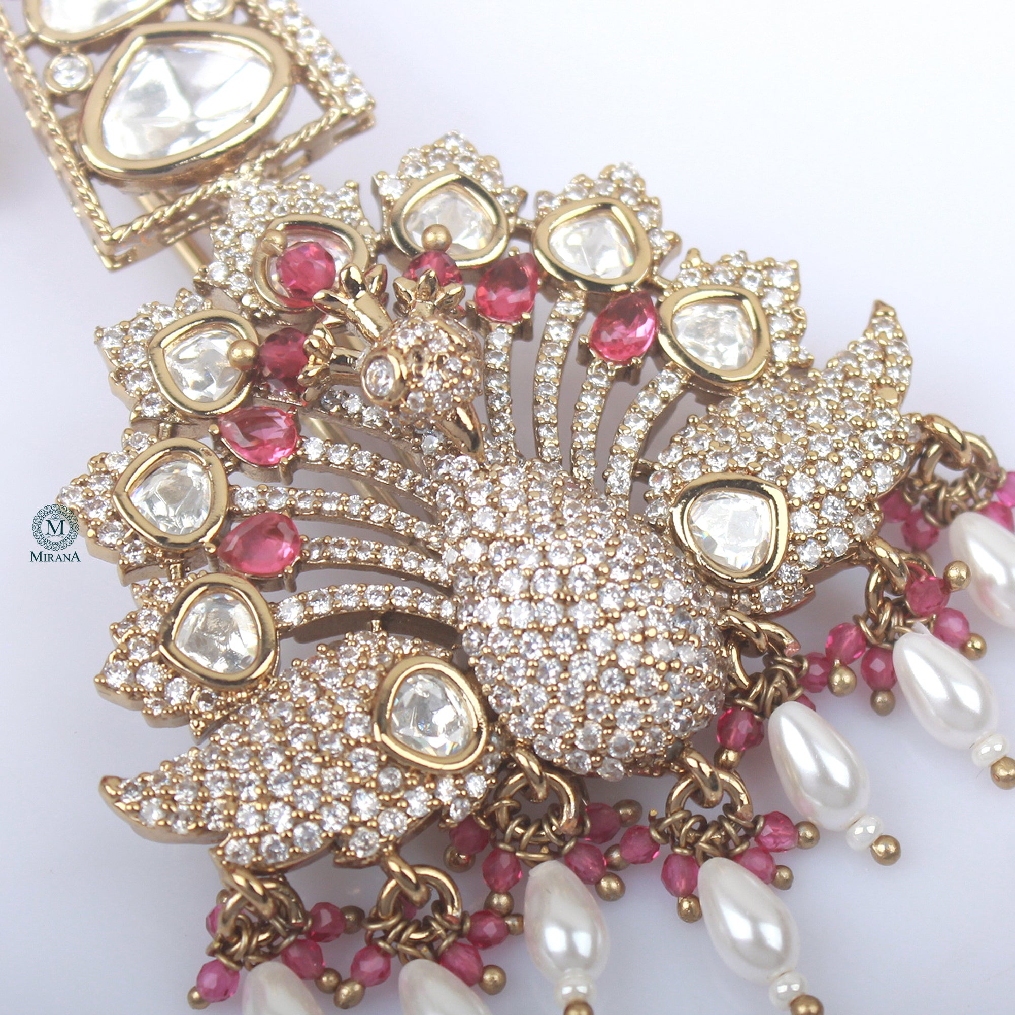 Aarav Ruby Polki Designer Kalangi