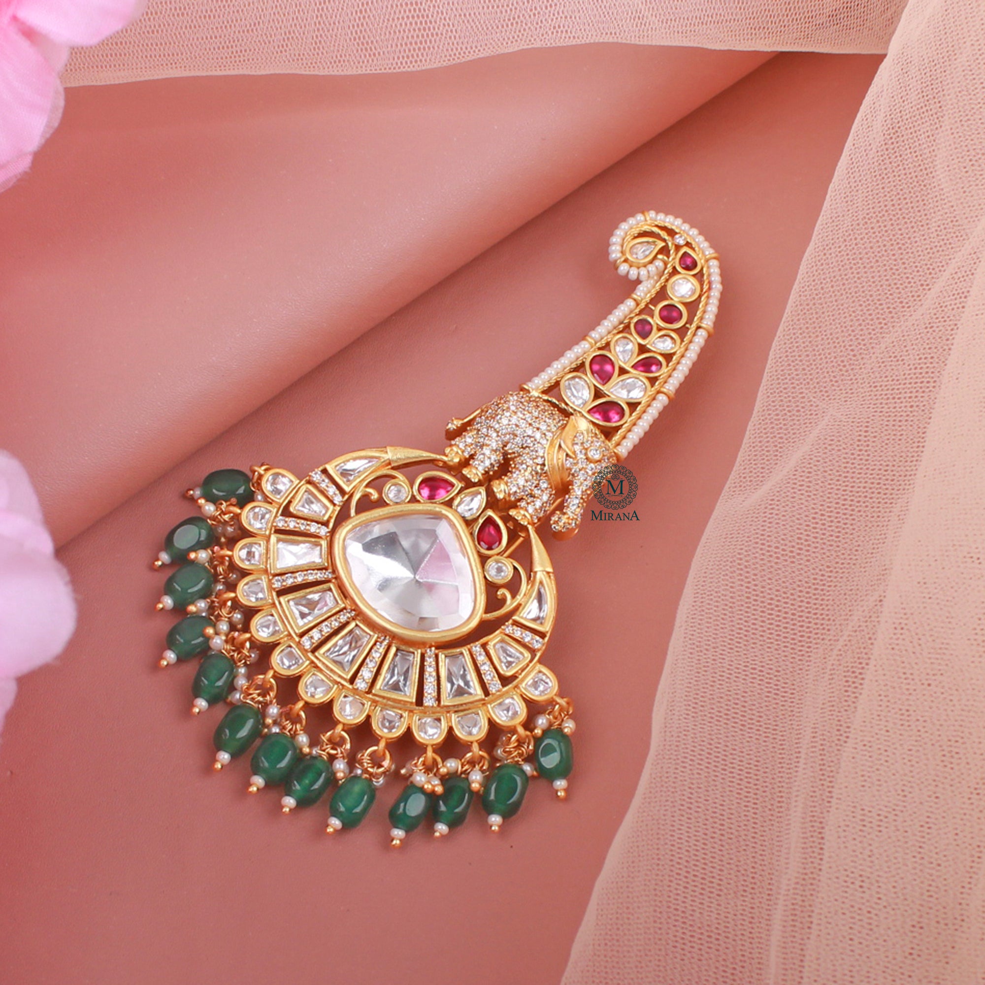 Adhik Polki Designer Kalangi