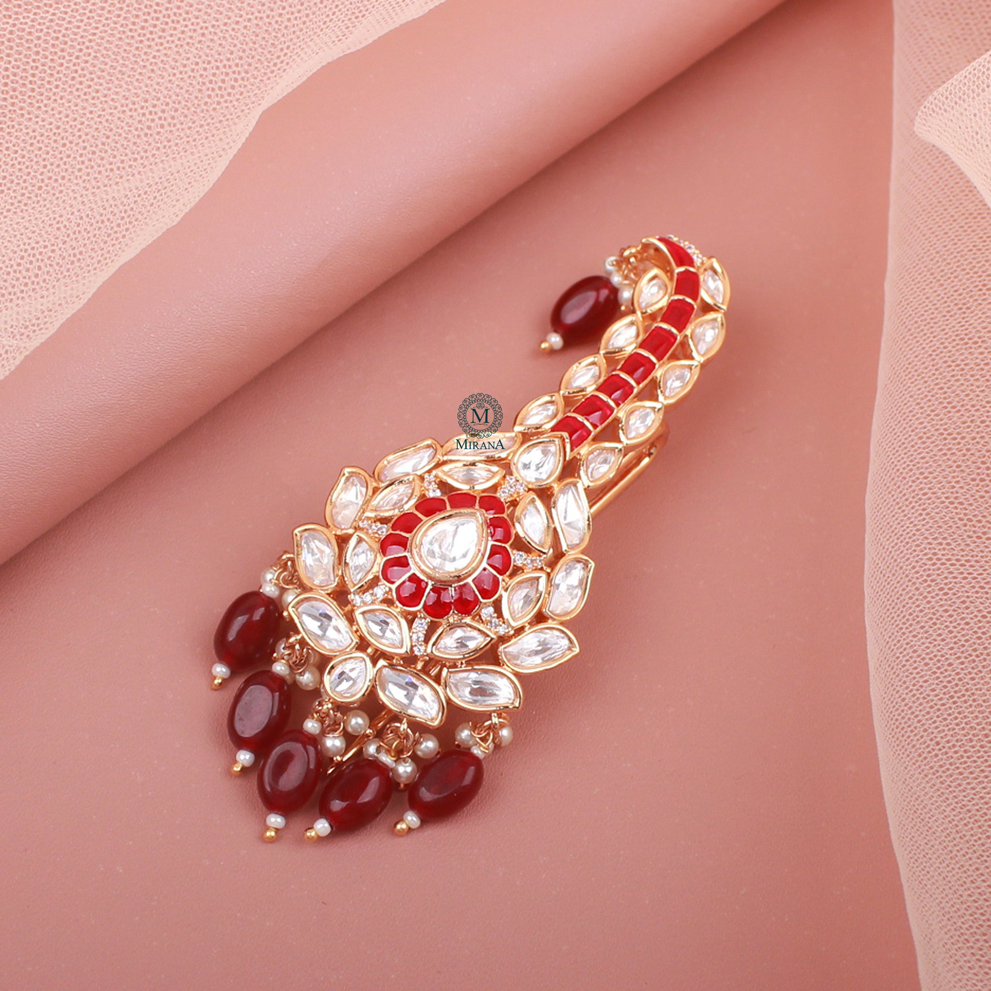 Veer Ruby Polki Designer Kalangi
