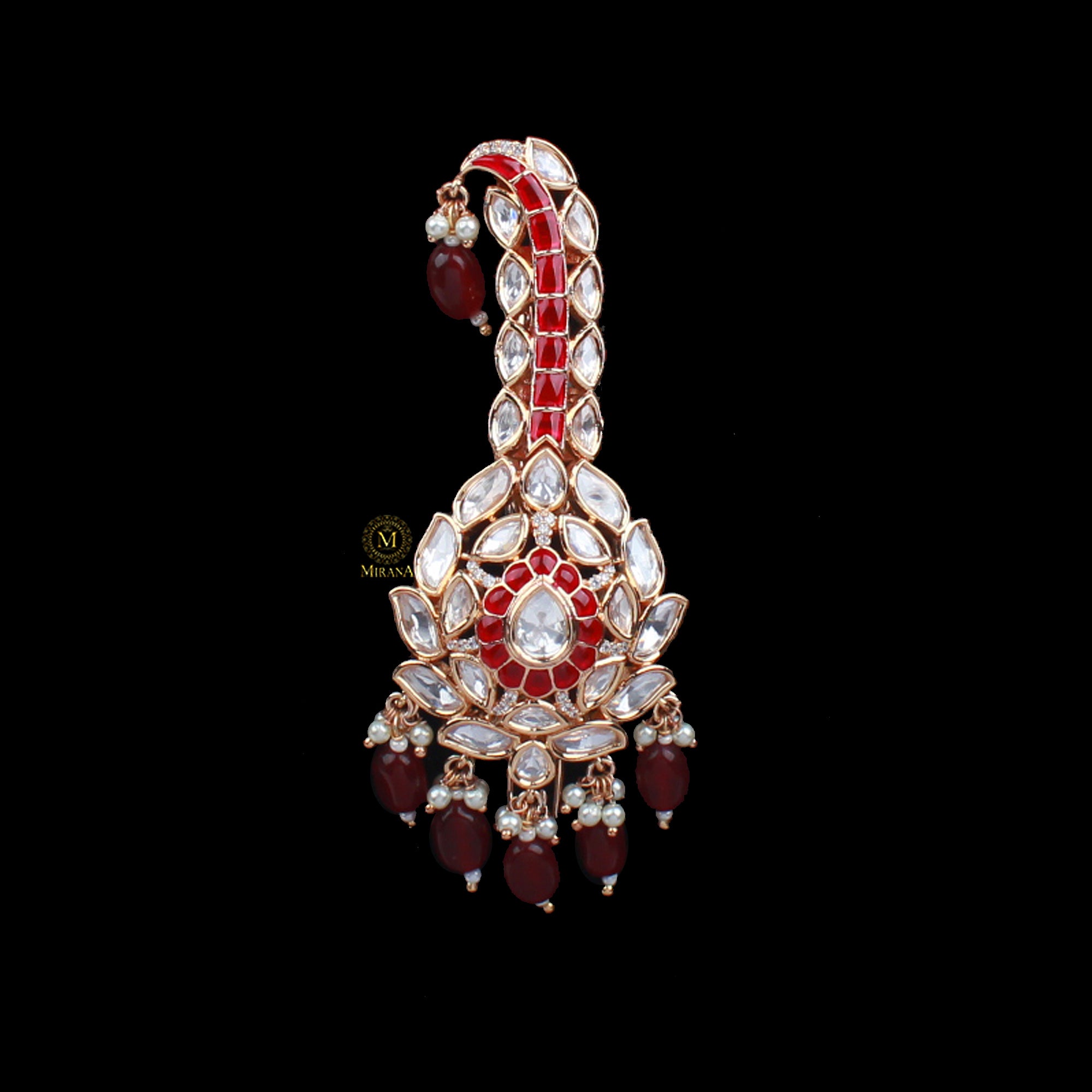 Veer Ruby Polki Designer Kalangi