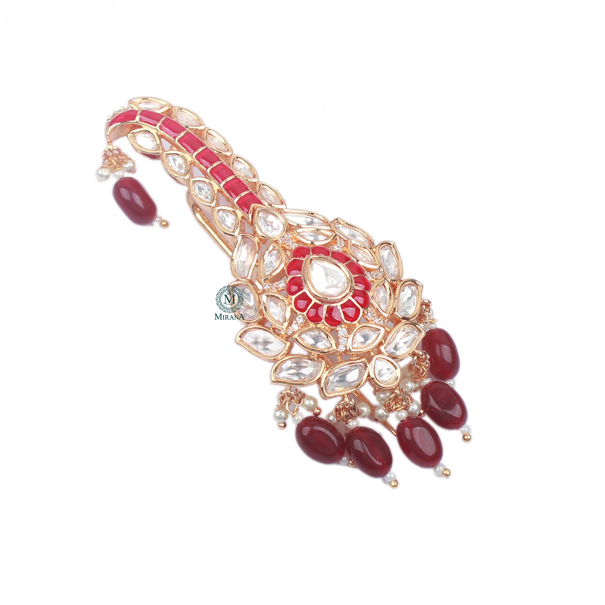 Veer Ruby Polki Designer Kalangi