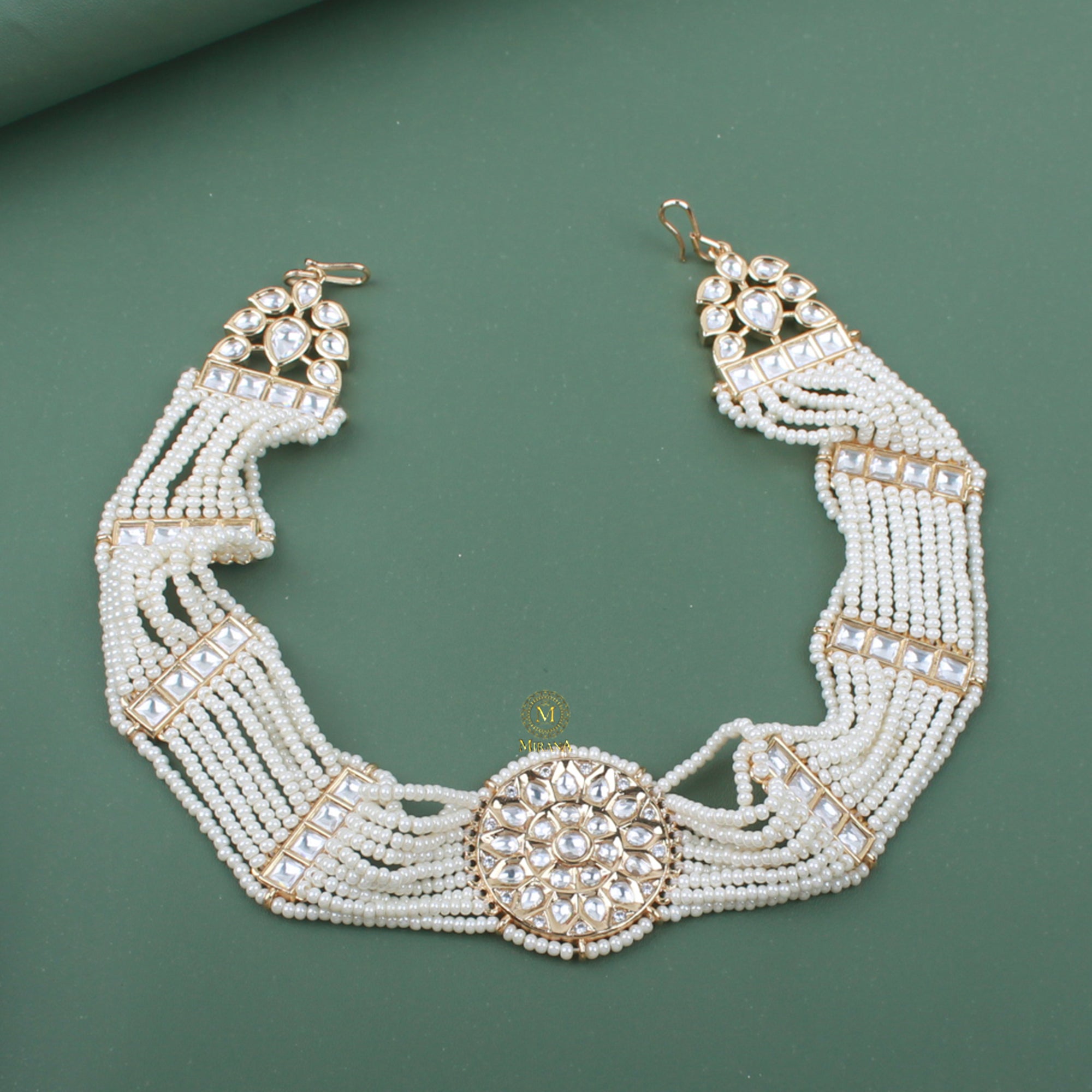 Kavya Polki Designer Mathapatti