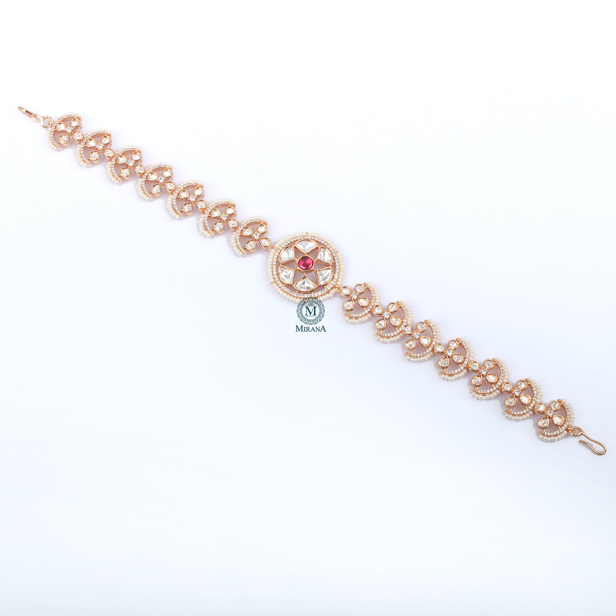 Kanishka Ruby Polki Designer Sheeshpatti