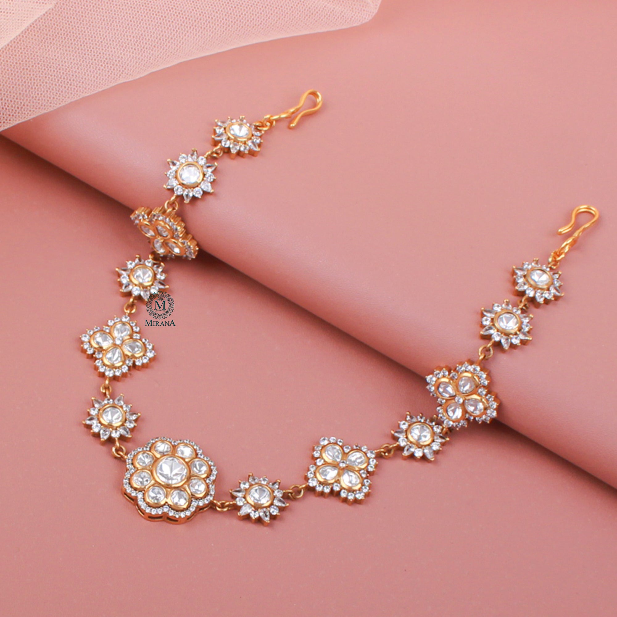 Mehak Polki Designer Mathapatti