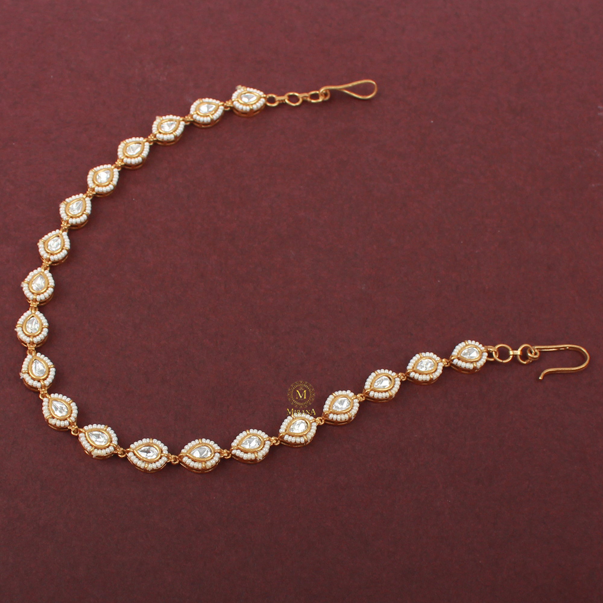 Reena Polki Designer Mathapatti