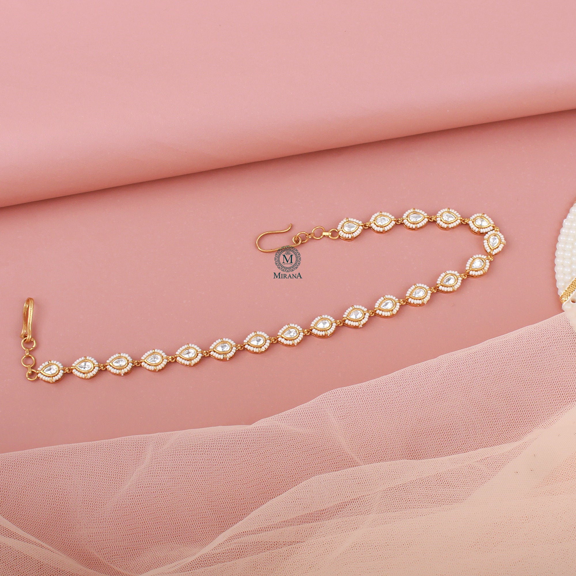 Reena Polki Designer Mathapatti