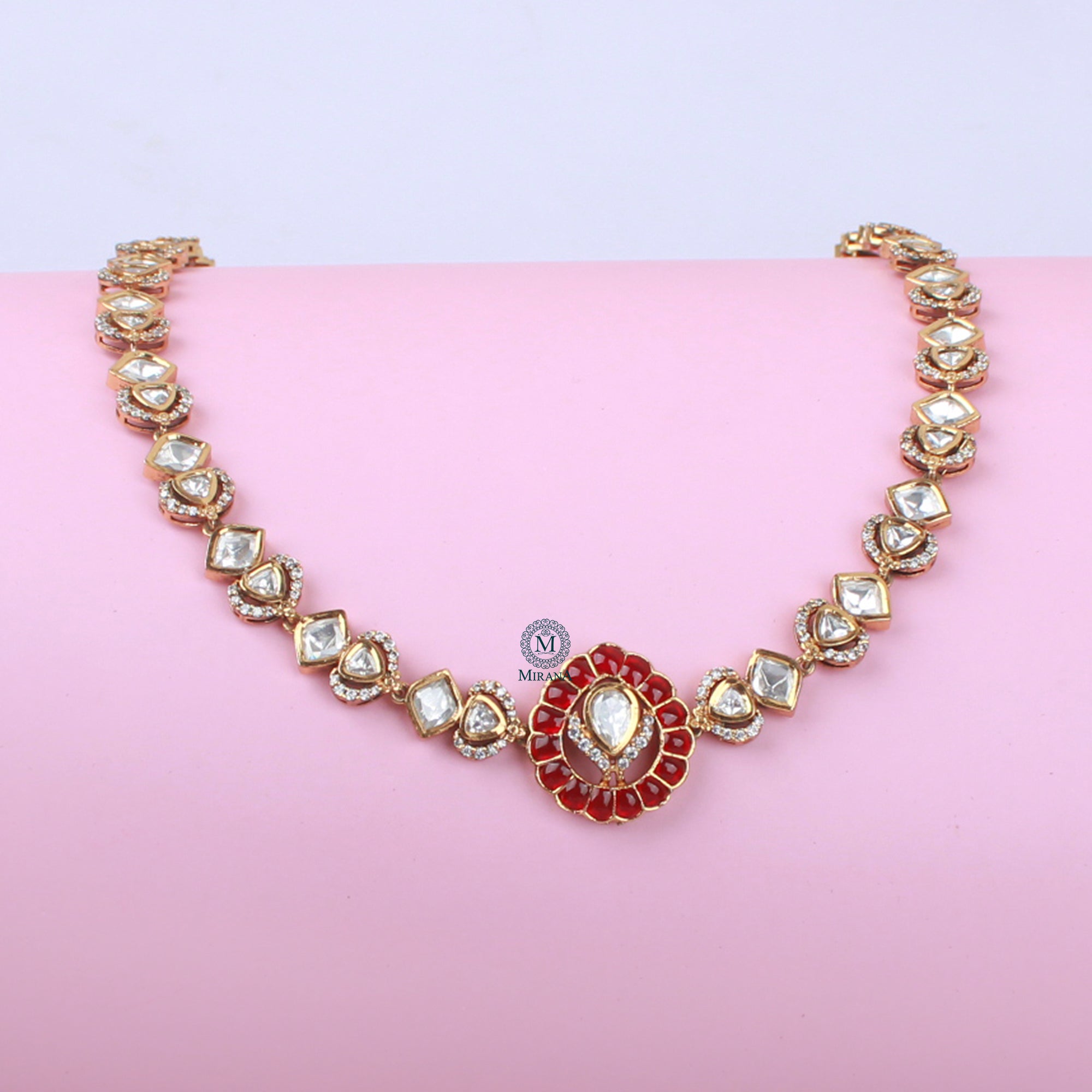 Roopa Polki Designer Mathapatti