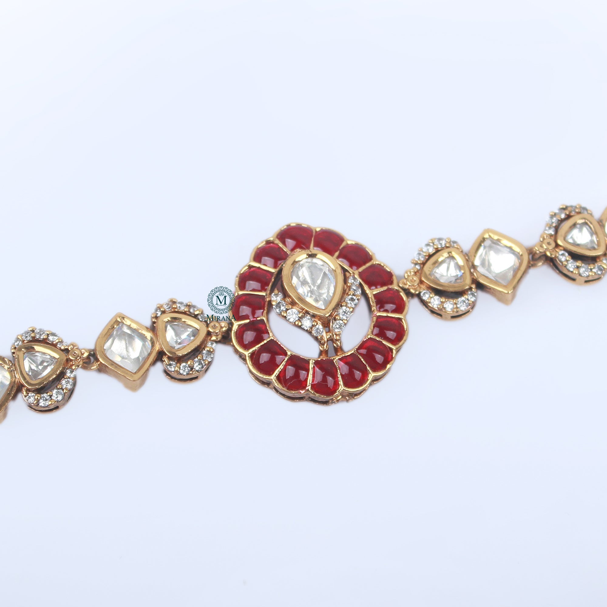 Roopa Polki Designer Mathapatti