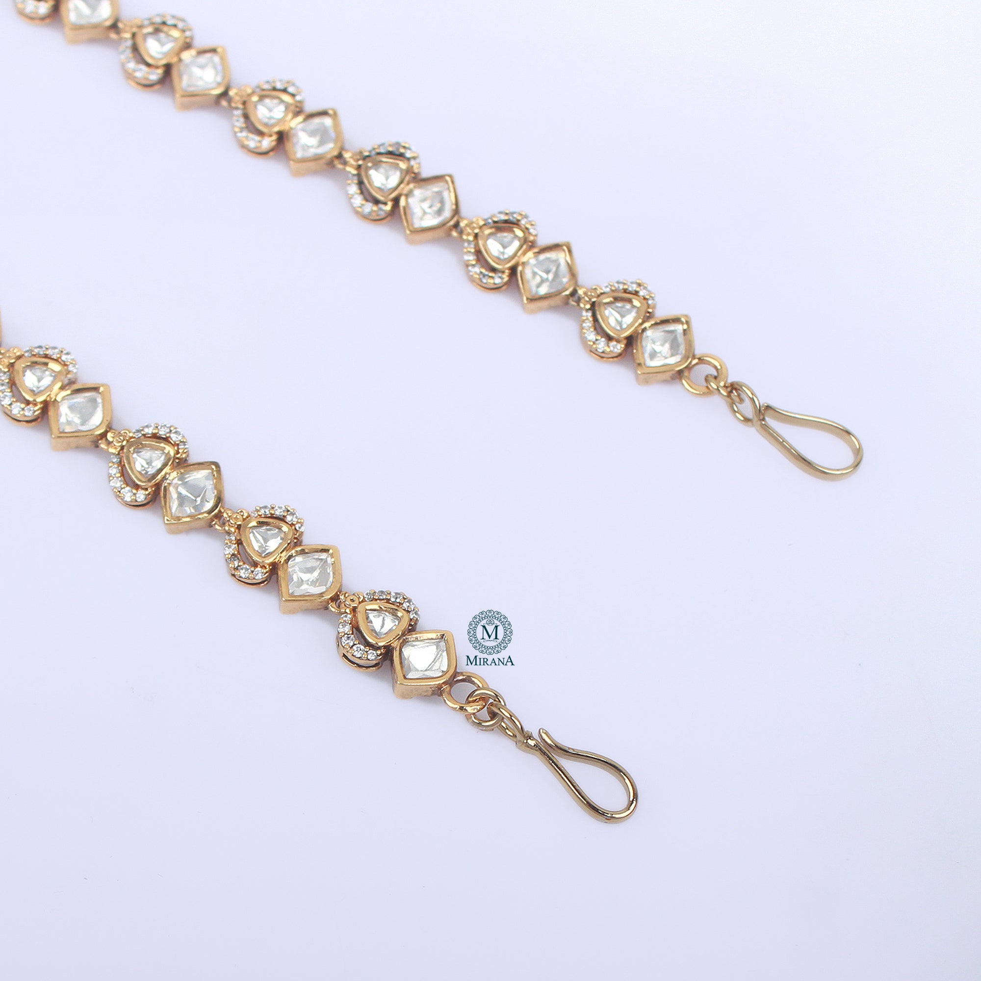 Roopa Polki Designer Mathapatti