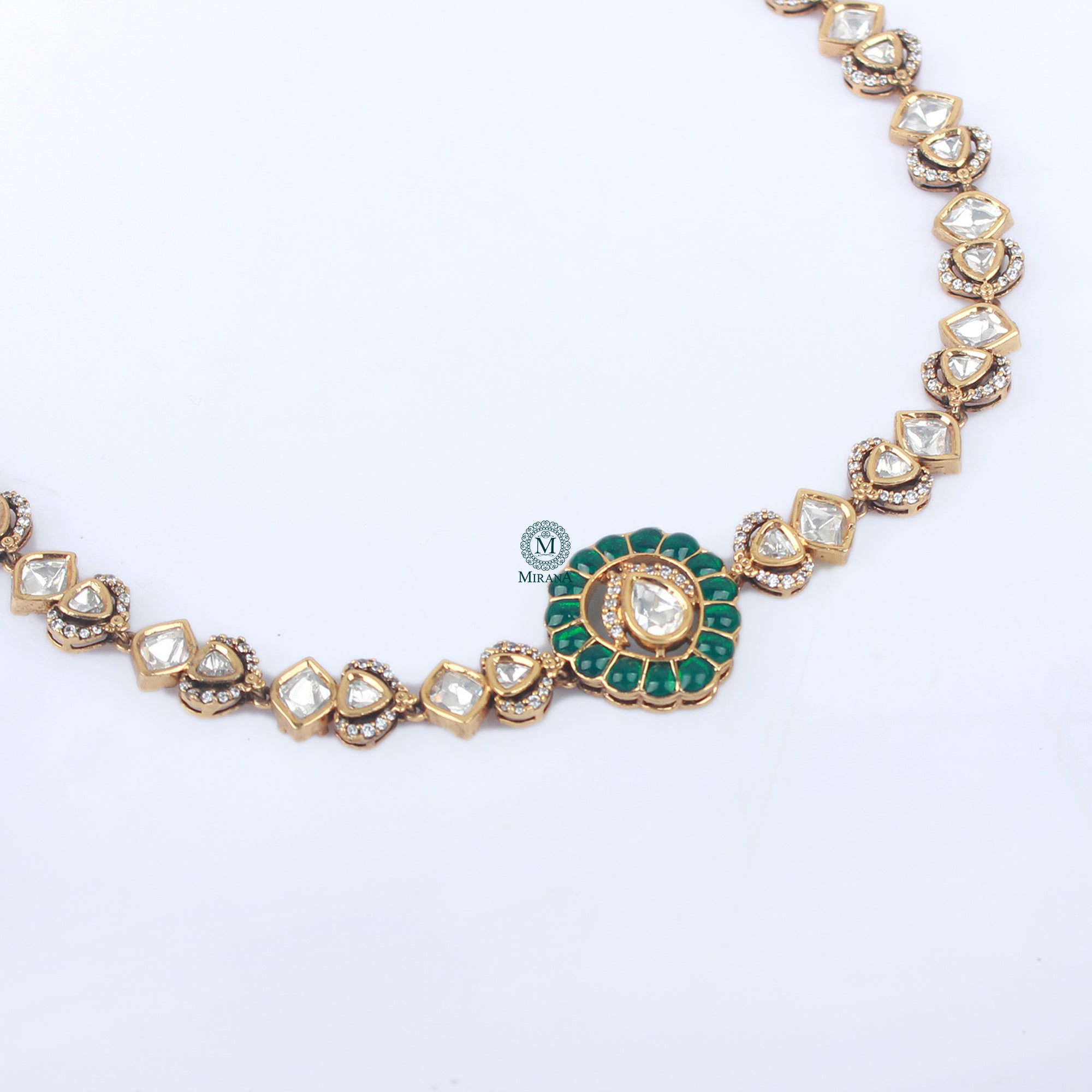 Roopa Polki Designer Mathapatti