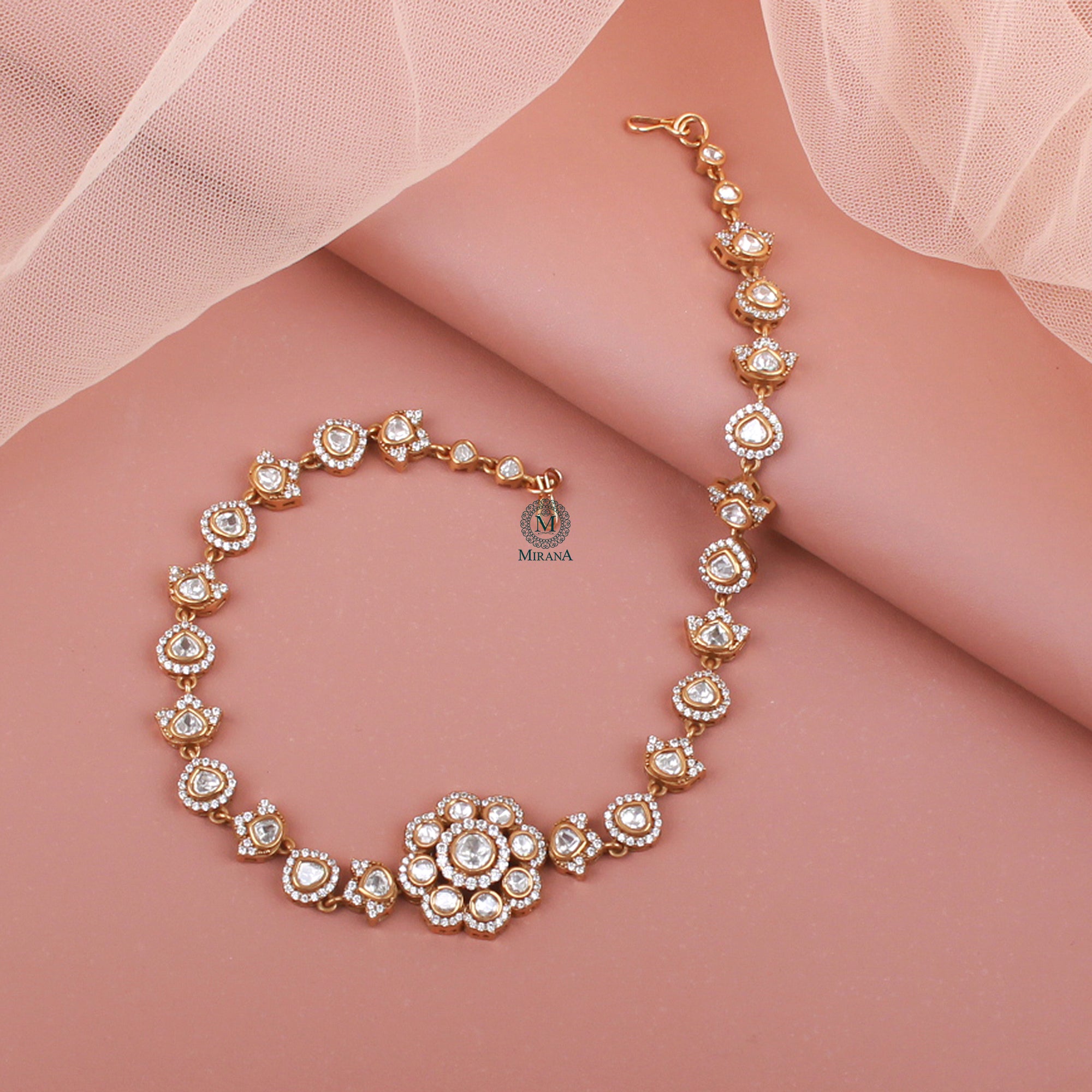 Leela Polki Designer Mathapatti