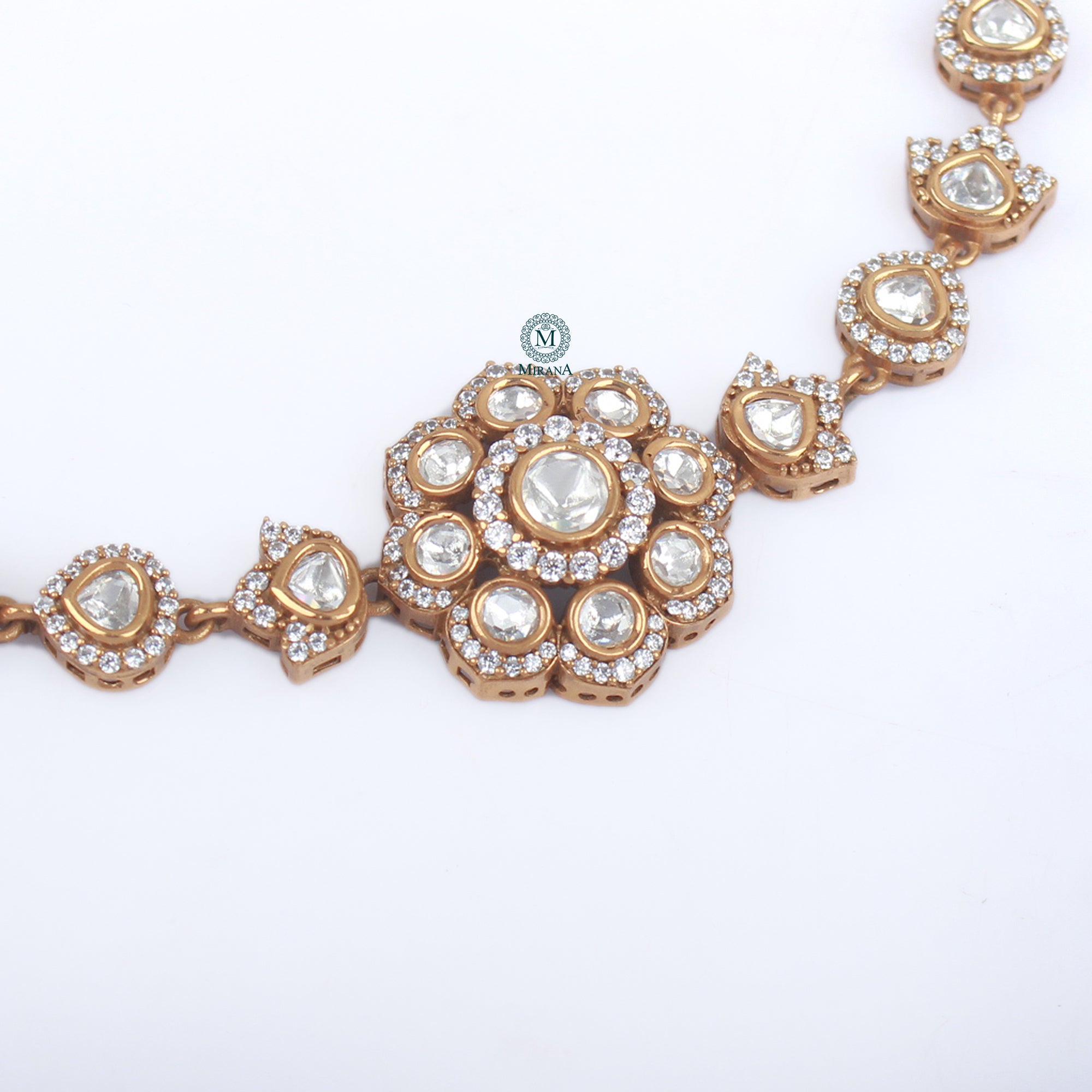 Leela Polki Designer Mathapatti