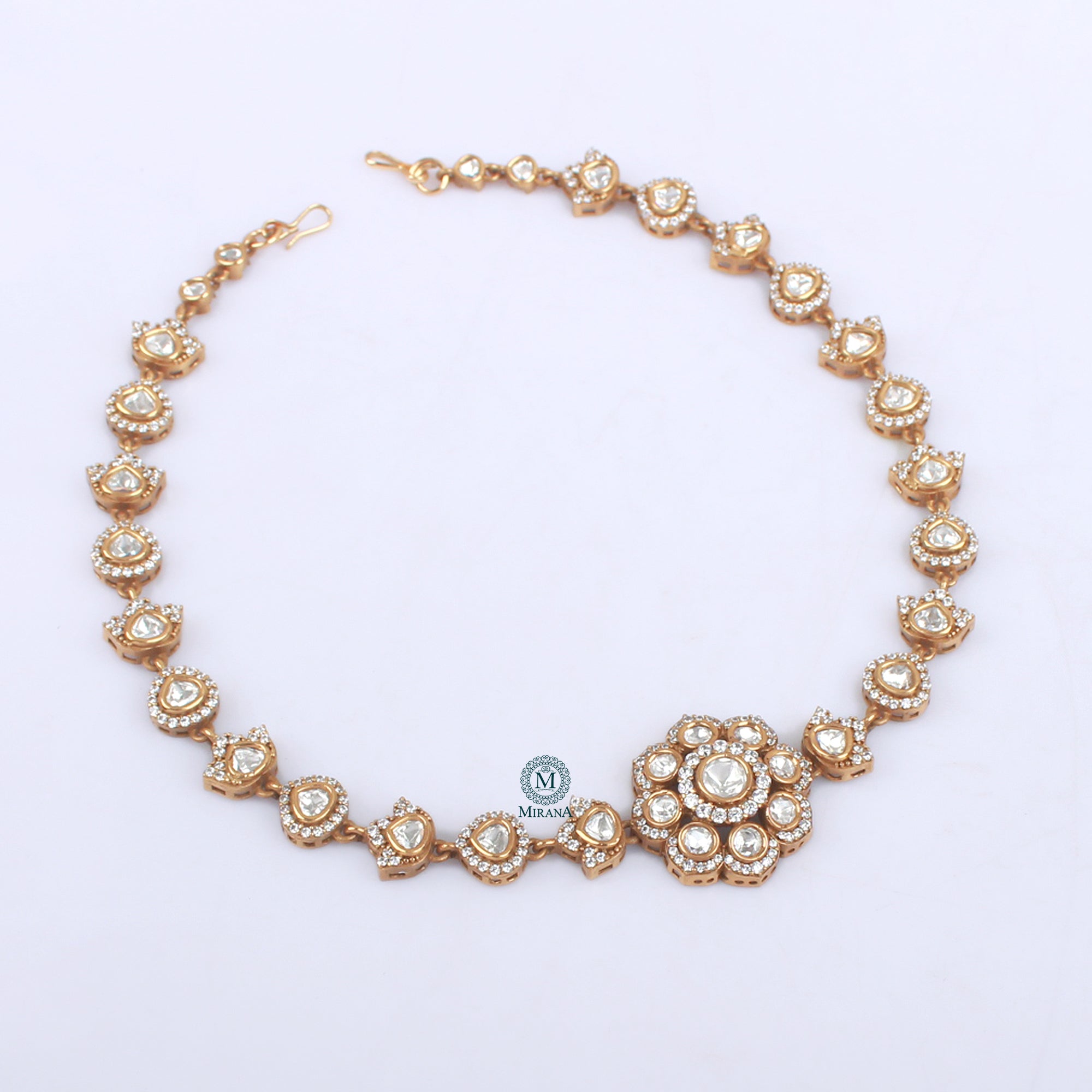 Leela Polki Designer Mathapatti