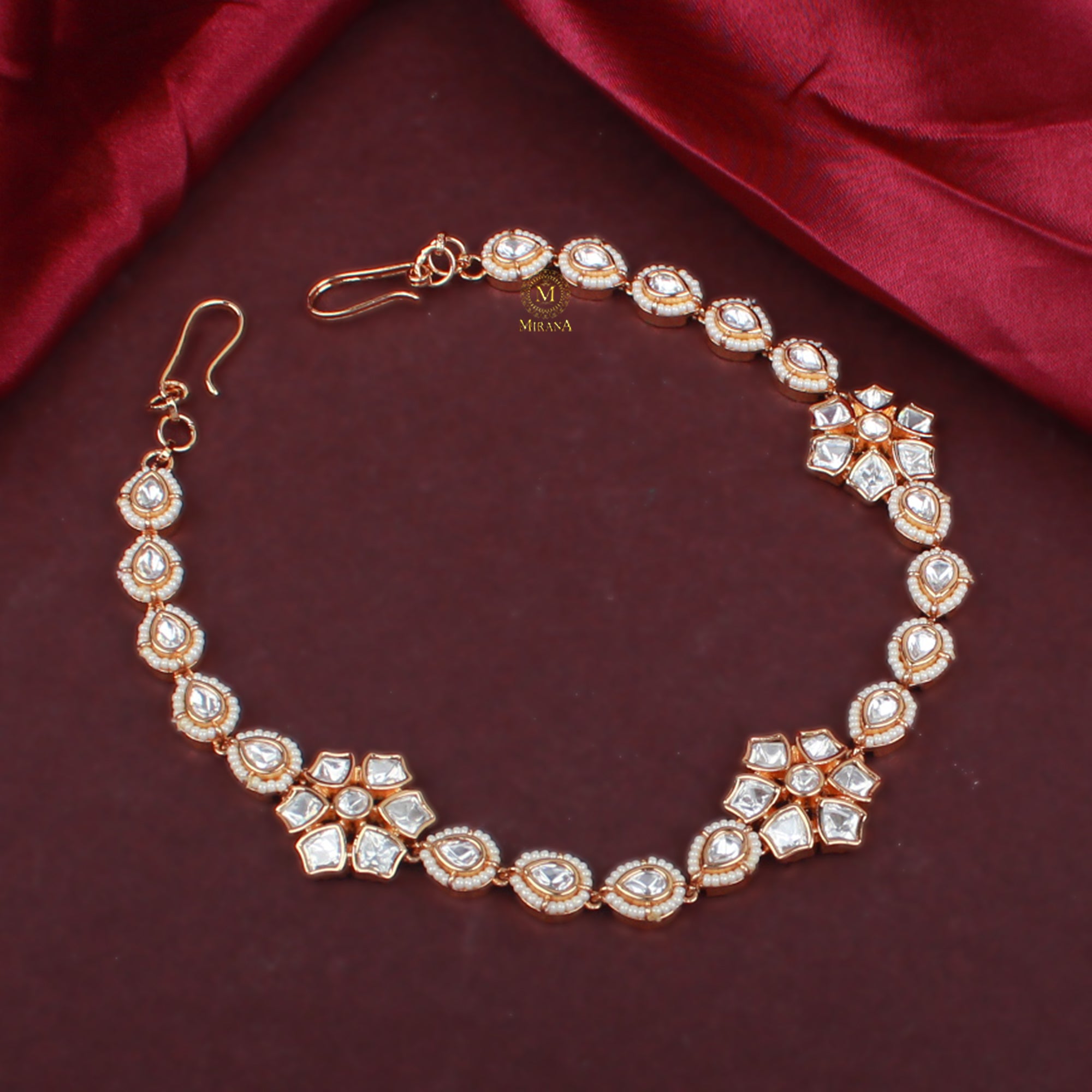 Kiashi Polki Designer Sheeshpatti