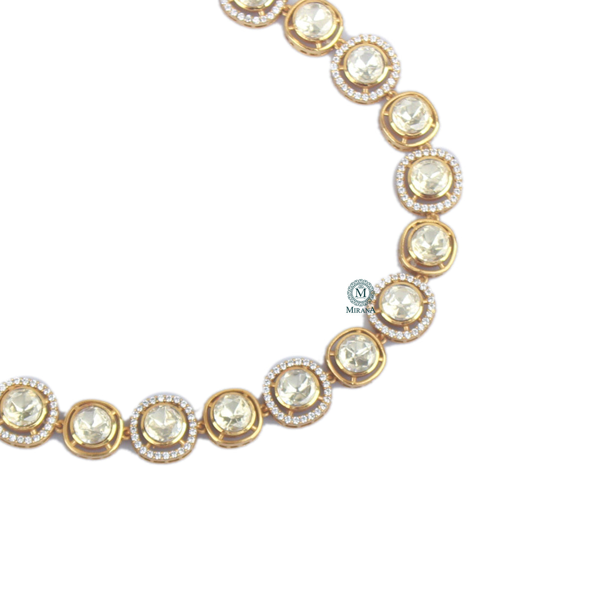 Asima Moissanite Polki Sheeshpatti