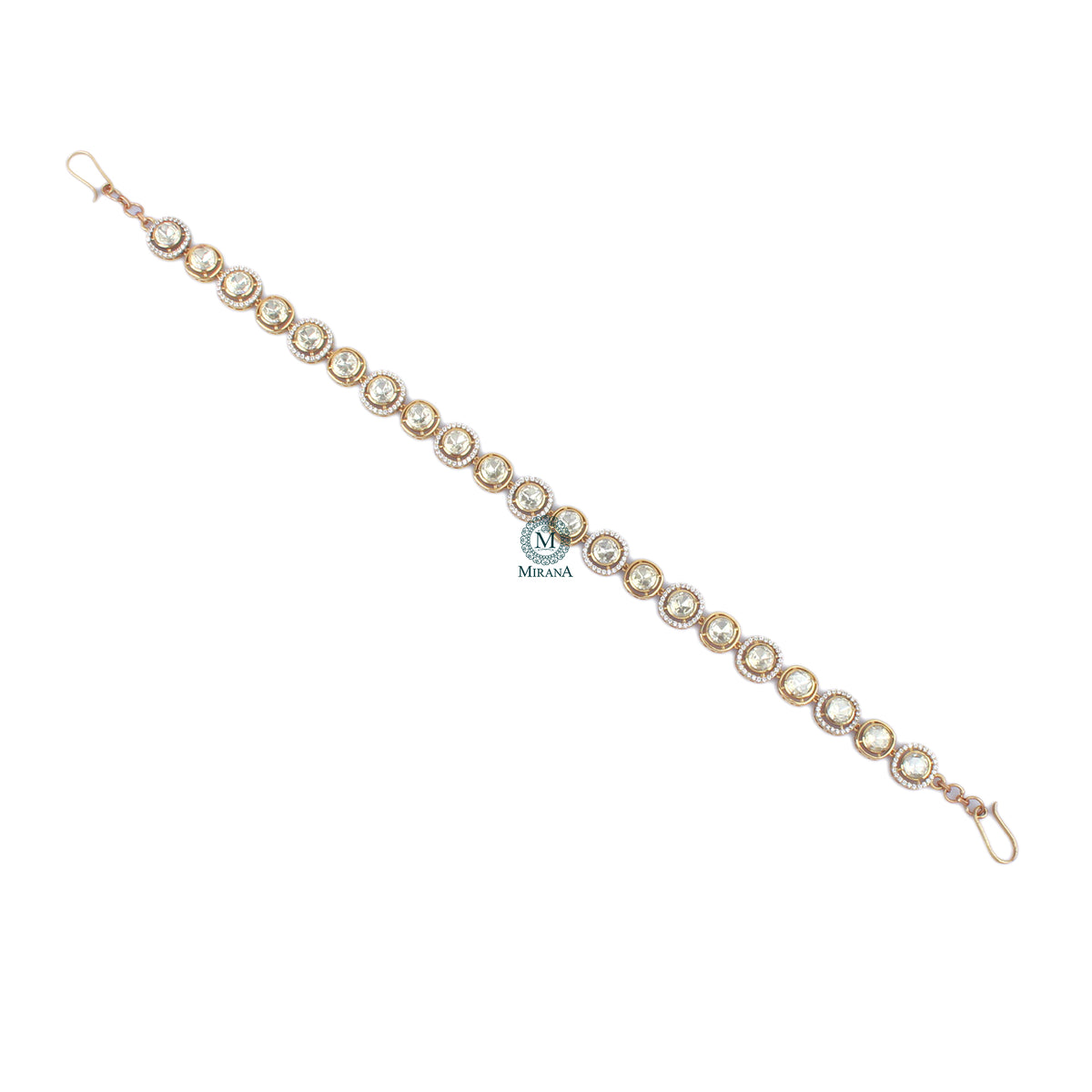 Asima Moissanite Polki Sheeshpatti