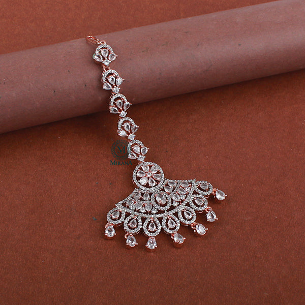 Hazel CZ Designer Maangtika