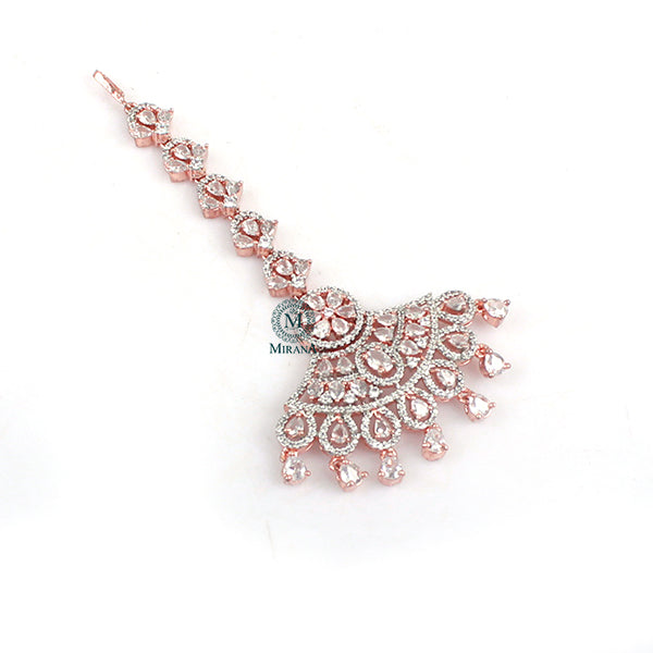 Hazel CZ Designer Maangtika