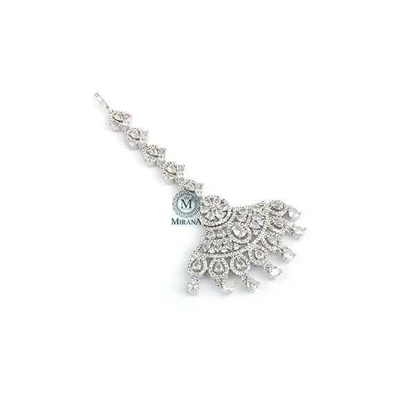 Hazel CZ Designer Maangtika