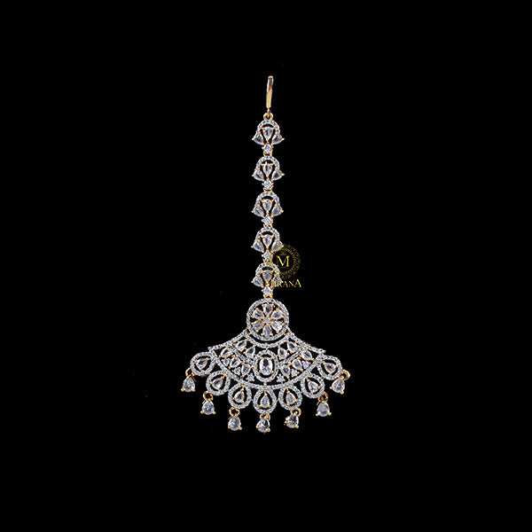 Hazel CZ Designer Maangtika