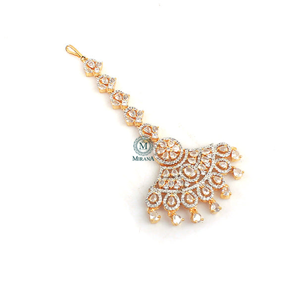 Hazel CZ Designer Maangtika