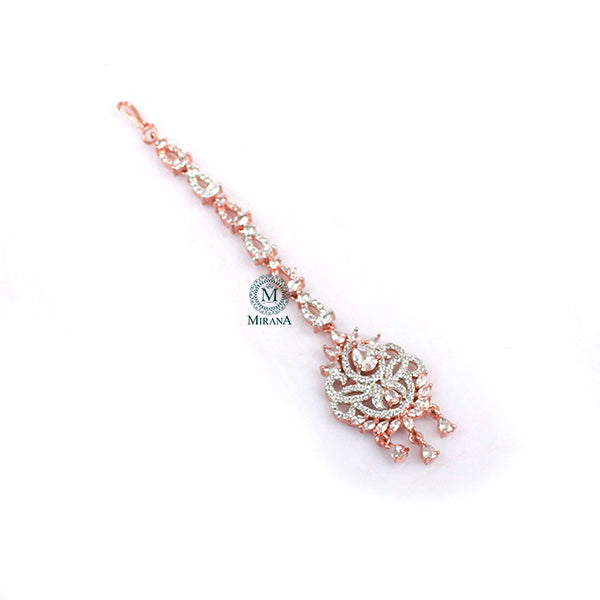 Livia CZ Designer Maangtika