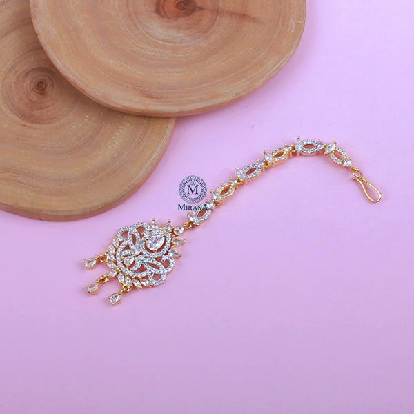 Livia CZ Designer Maangtika