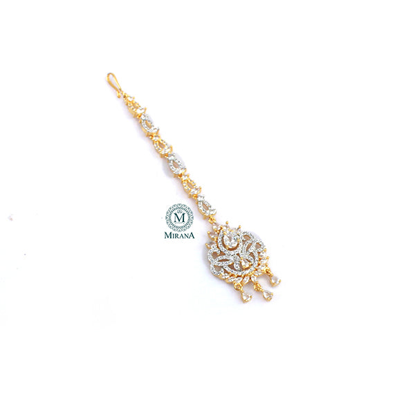 Livia CZ Designer Maangtika